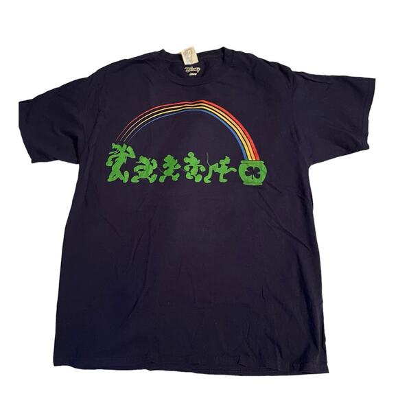 Disney Friends T Shirt Large Rainbow Pot of Gold Blue - Picture 10 of 12